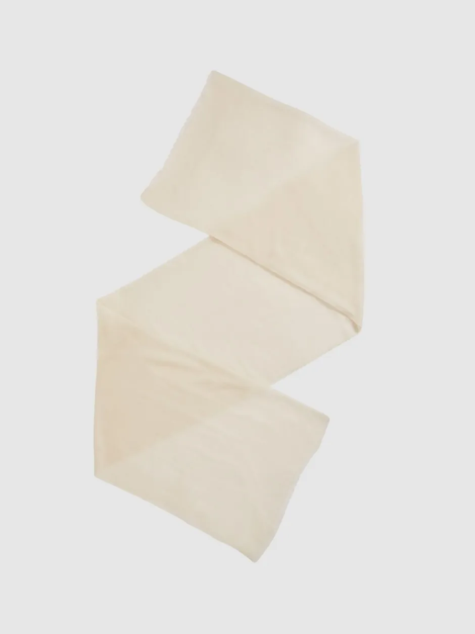 Mutsen, Handschoenen En Sjaals*Reiss - - Heidi - Dunne sjaal van wol-kasjmiermix Off White