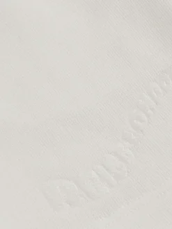 Shorts*Reiss - Perry Cotton Brand-Embroidered Shorts Off White
