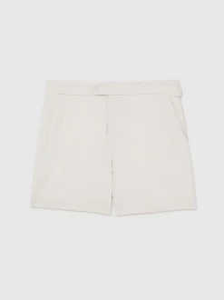 Badkleding*Reiss - Sun Side Adjuster zwemshort Off White