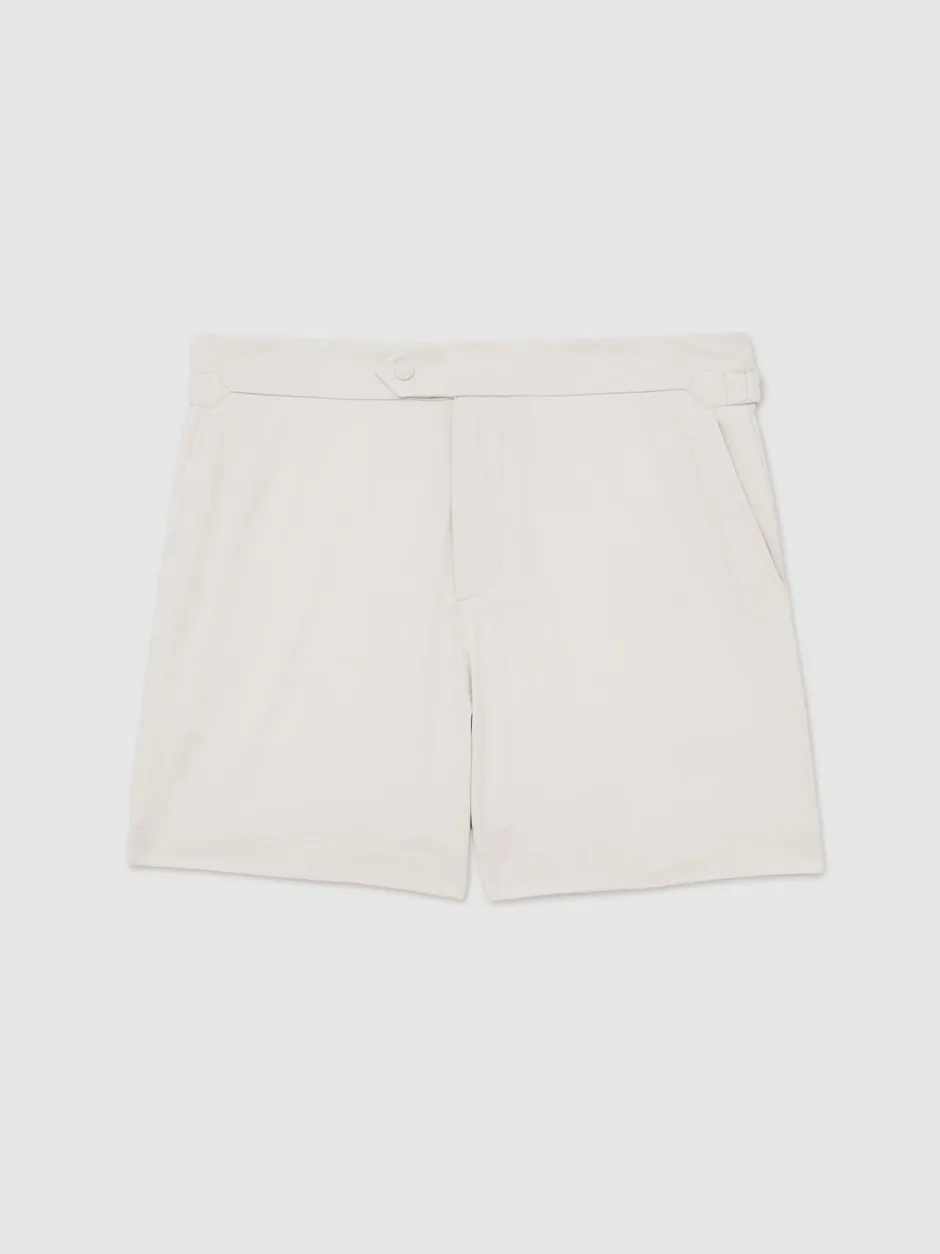 Badkleding*Reiss - Sun Side Adjuster zwemshort Off White