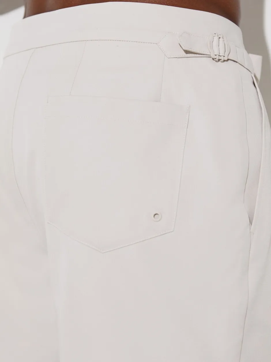 Badkleding*Reiss - Sun Side Adjuster zwemshort Off White