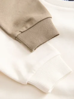 Sets En Combisets|Multipacks*Next - Set van 2 sweatshirts en joggingbroeken (3mnd -7jr) Off White/cementwit