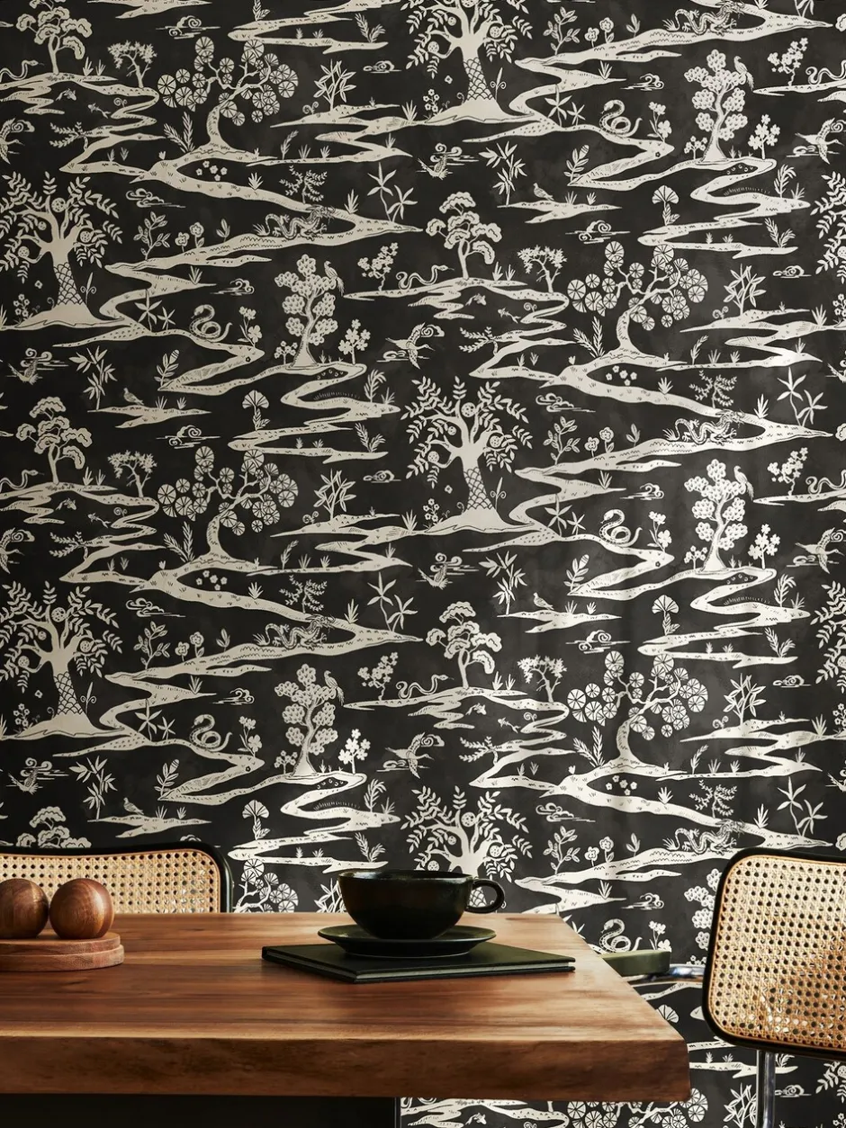 Behang|Ohpopsi Kaiwa 10M Wallpaper Raven