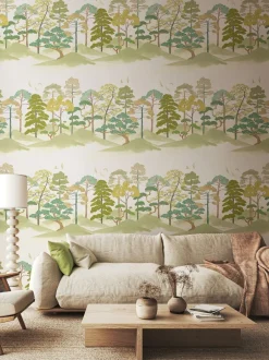 Behang*Ohpopsi Kigi 10M Wallpaper Olivine