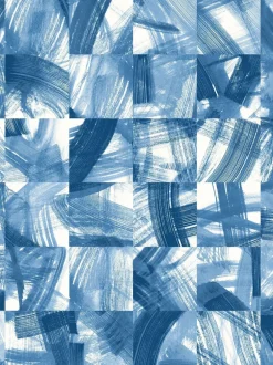 Behang*Ohpopsi Maku 10M Wallpaper Electric Blue