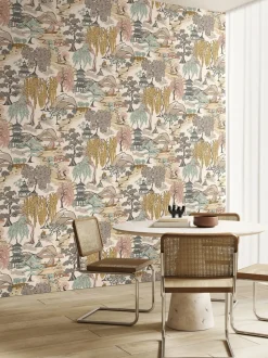 Behang|Ohpopsi Oka 10M Wallpaper Perfect Almond