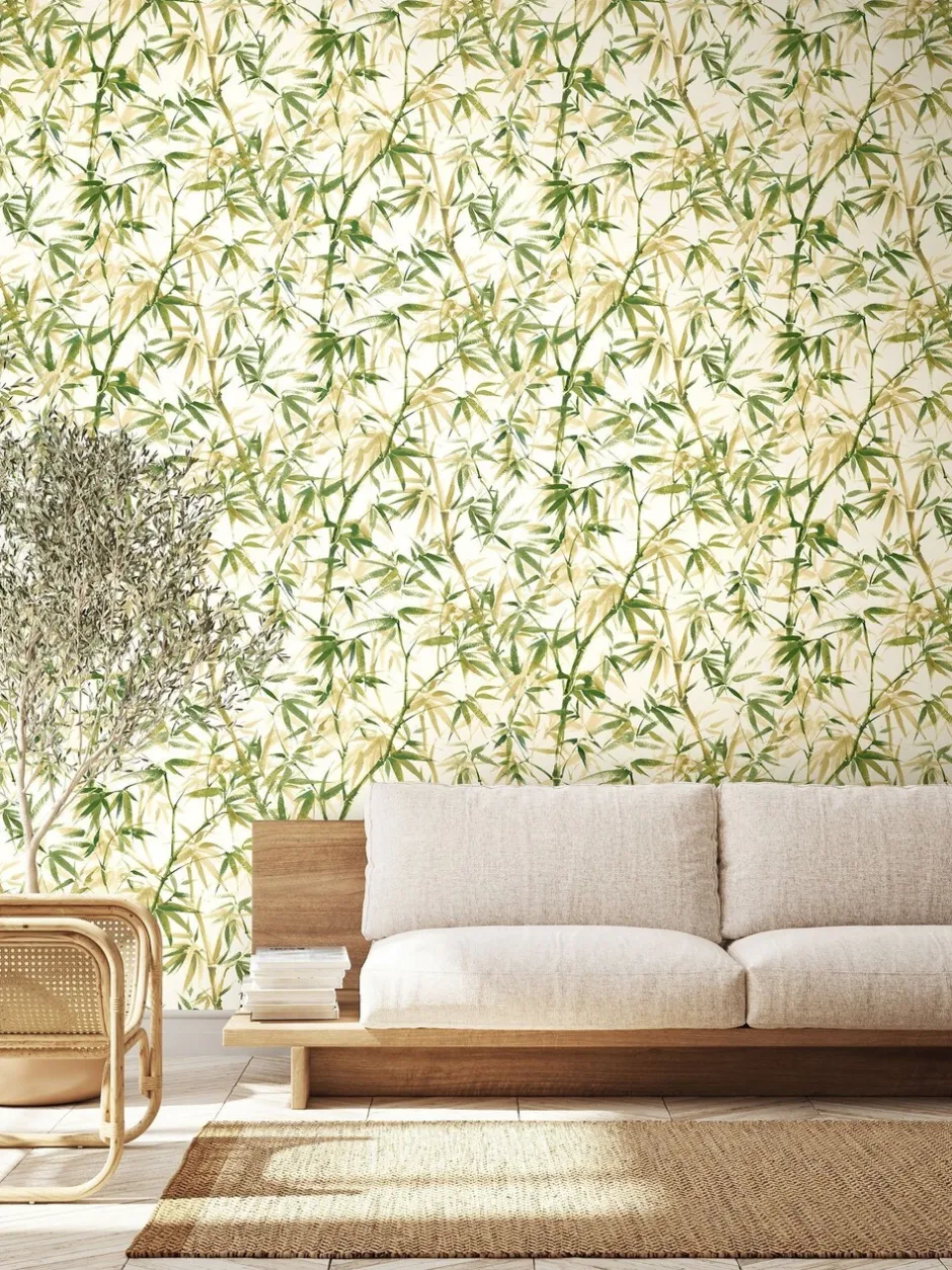 Behang*Ohpopsi Shadow Bamboo 10M Wallpaper