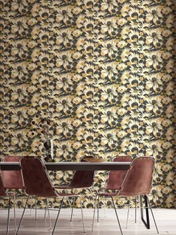 Behang*Ohpopsi Suiren 10M Wallpaper Ebbenhout