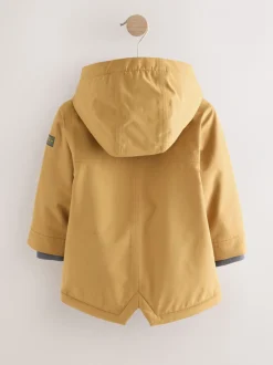 Jassen, Jacks En Kinderwagenpakjes|Schoolkleding*Next Okergeel - Waterdichte parka met borgvoering (3mnd -7jr)