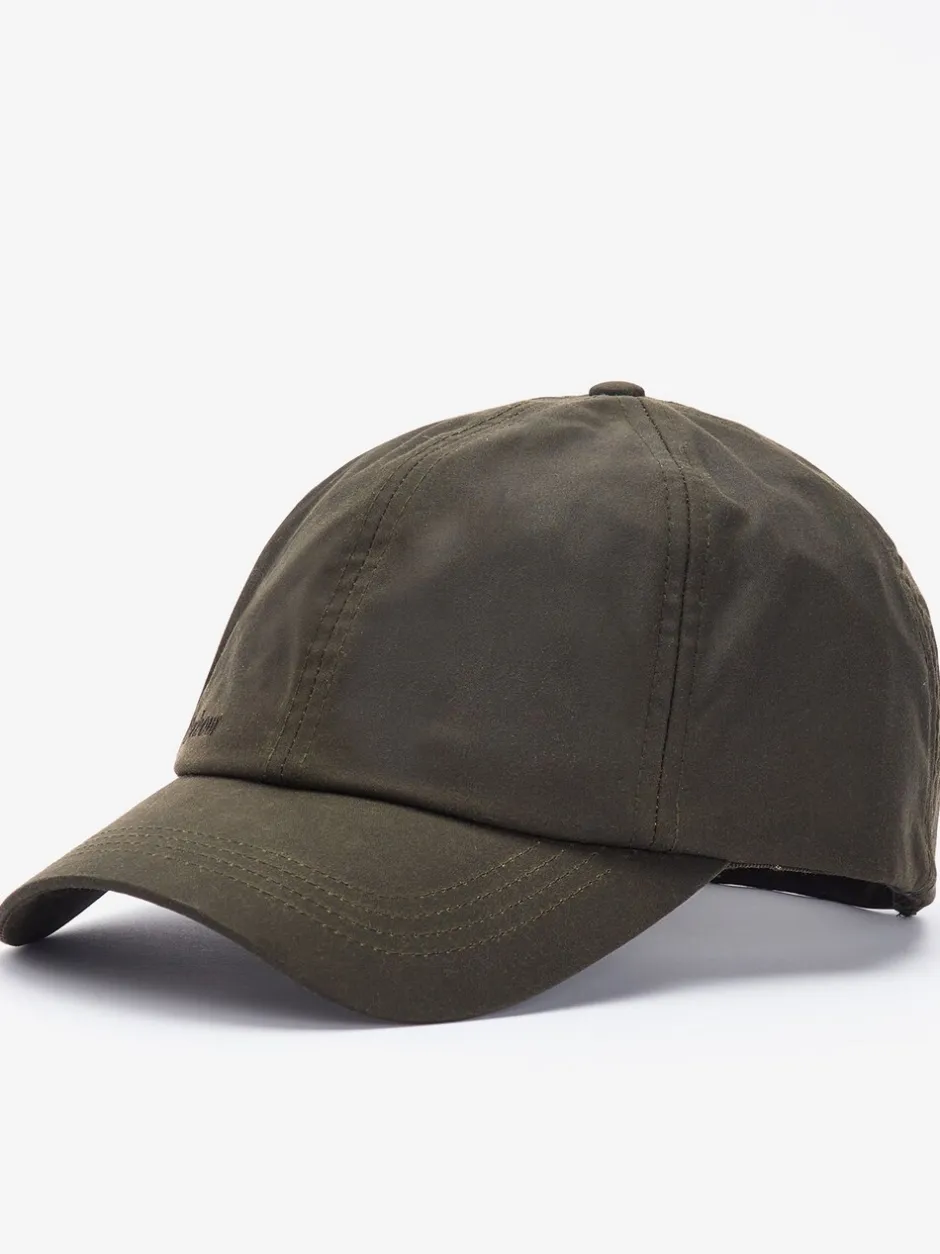 Mutsen, Sjaals En Handschoenen|Barbour - ® wax 100% katoenen pet Olijfgroen