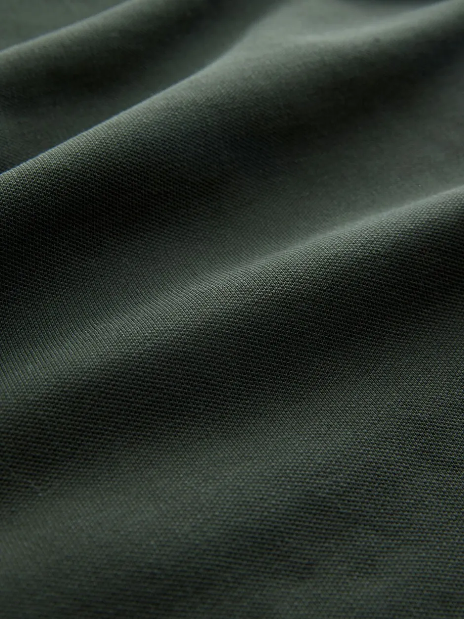 Poloshirts|T-Shirts En Hemden|Next Olijfgroen - Normale Pasvorm - Piqué polo met lange mouwen