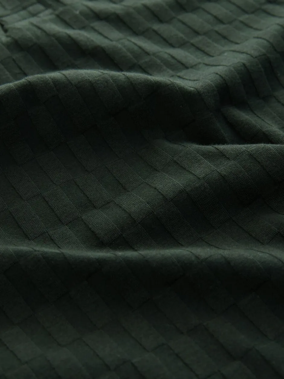 Poloshirts*Next Olijfgroen - Normale Pasvorm - Net jacquard poloshirt