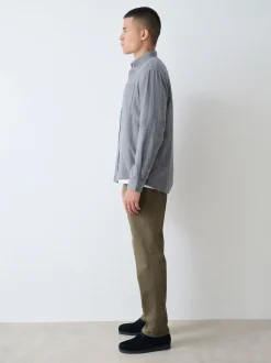 Broeken En Chino's*Next Olijfgroen - Slim Fit - Stretchy chino
