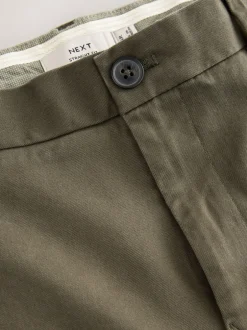 Broeken En Chino's*Next Olijfgroen - Slim Fit - Stretchy chino
