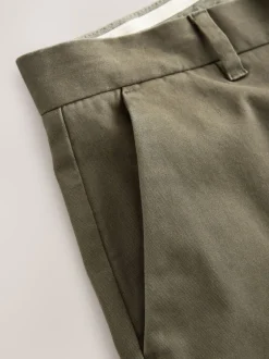 Broeken En Chino's*Next Olijfgroen - Slim Fit - Stretchy chino