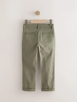 Broeken En Chino's|Next Olijfgroen - Stretchy chino's (3-17jr)