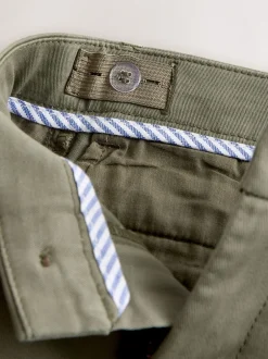 Broeken En Chino's|Next Olijfgroen - Stretchy chino's (3-17jr)