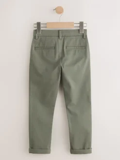 Broeken En Chino's*Next Olijfgroen - Stretchy chino's (3-17jr)