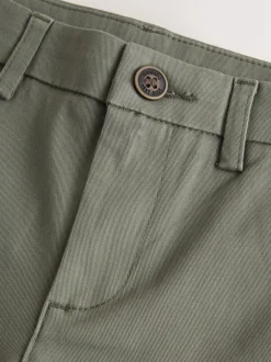 Broeken En Chino's*Next Olijfgroen - Stretchy chino's (3-17jr)