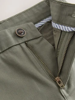 Broeken En Chino's*Next Olijfgroen - Stretchy chino's (3-17jr)