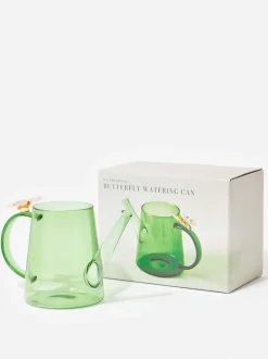 Vazen|Oliver Bonas Butterfly Glass Watering Can