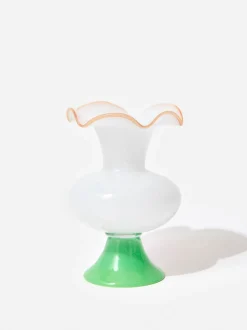 Vazen|Oliver Bonas Pintado Milky Glass Vase