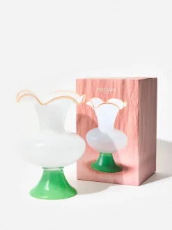 Vazen|Oliver Bonas Pintado Milky Glass Vase