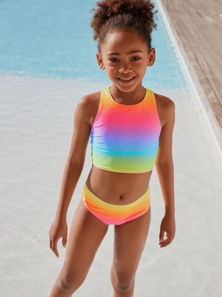 Badkleding*Next - Bikini (3-16 jr) Ombré regenboog