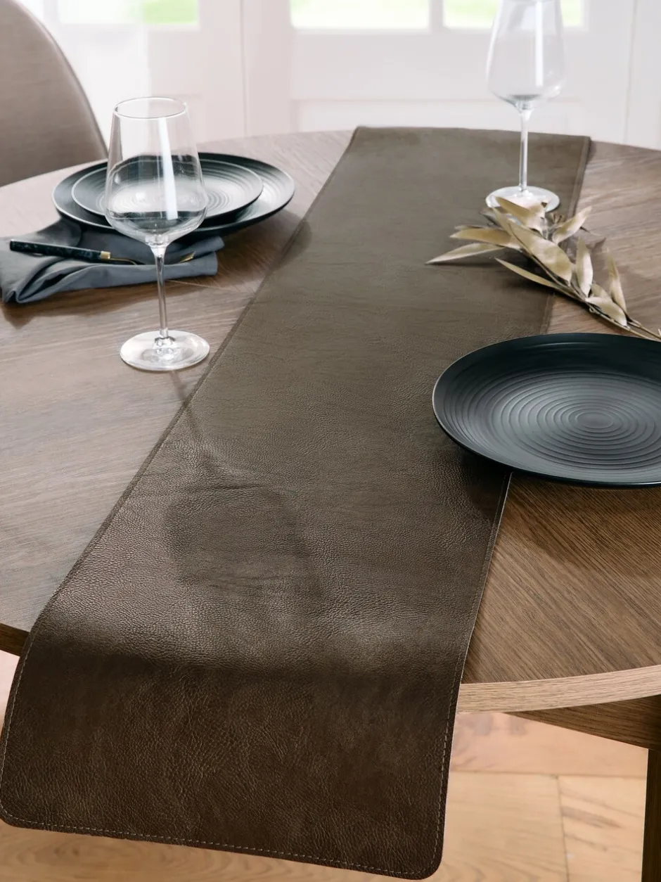 Tafellinnen En Placemats *Next Omkeerbaar Zacht Kunstlederen Eettafel Middelpunt