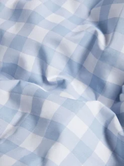 Beddengoedsets En Dekbedovertrekken*Next Omkeerbare dekbedovertrek- en kussensloopset Blauw geruit