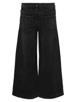 Jeans|ONLY KIDS ONLY - Cropped kinderjeans met wijde pijpen
