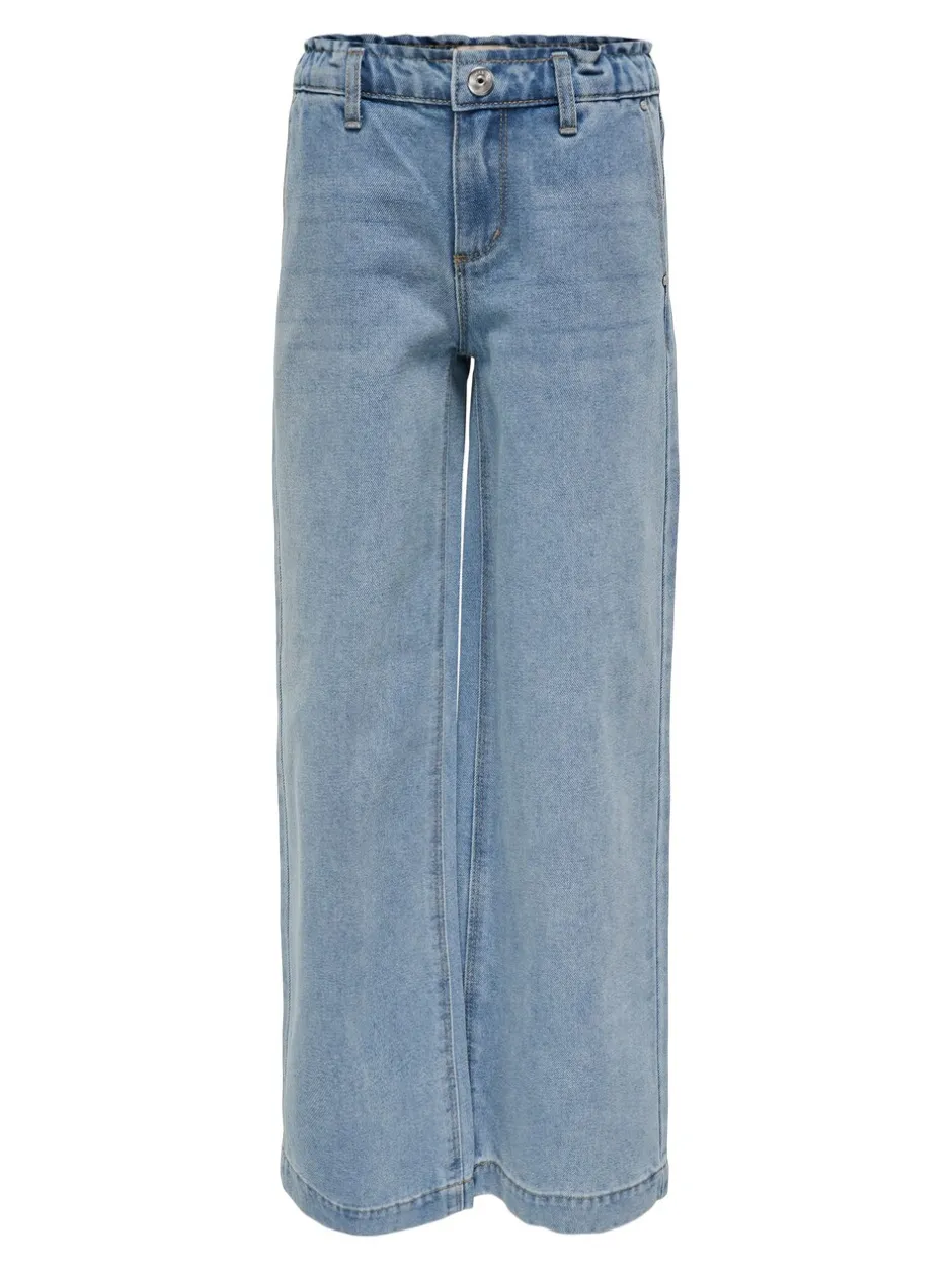 Jeans*ONLY KIDS Blue Commet Wide Leg Elasticated Waist Jeans