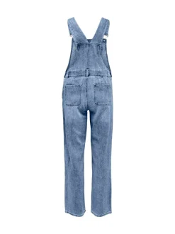 Tuinbroeken*ONLY KIDS Blue Wide Leg Dungarees