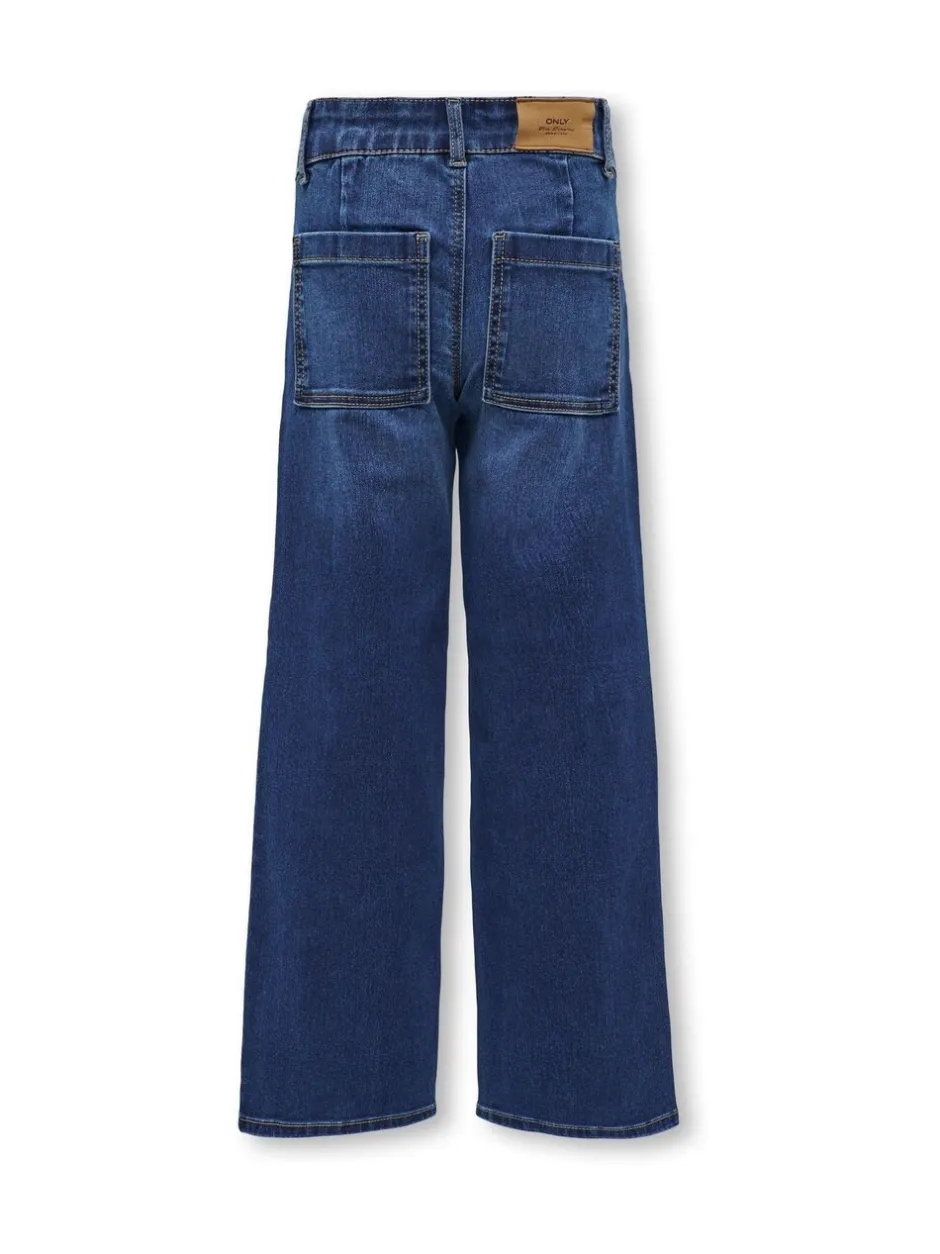 Jeans*ONLY KIDS Blue Wide Leg Sylvie Denim Jeans