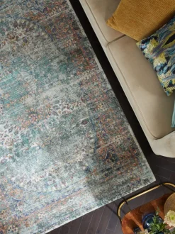 Vloerkleden En Lopers|Vloerkleden En Lopers|Next Oosters Emporium tapijt Blauwgroen