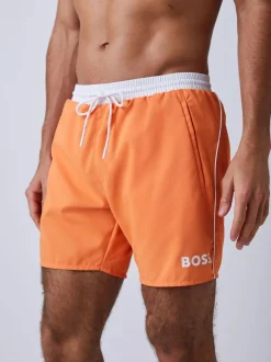 Badkleding*BOSS Oranje - Starfish sneldrogende zwembroek