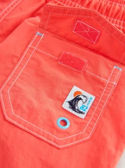 Badkleding|Next - Contrast Stitch Swim Shorts (3-16yrs) Oranje