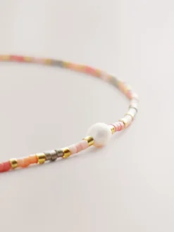 Sieraden*Next Oranje - Enkelbandje met kralen
