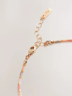 Sieraden*Next Oranje - Enkelbandje met kralen