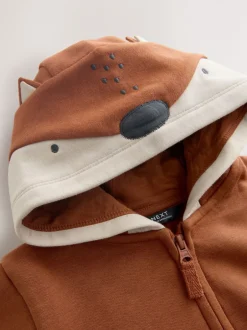 Truien En Breisels|Sweaters En Hoody´S|Next Oranje - Hoodie met ritssluiting (3 mnd-7 jr)