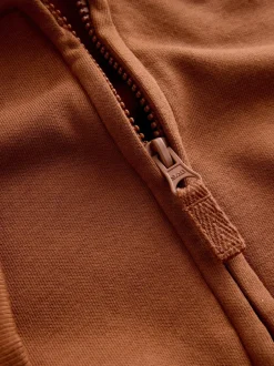 Truien En Breisels|Sweaters En Hoody´S|Next Oranje - Hoodie met ritssluiting (3 mnd-7 jr)
