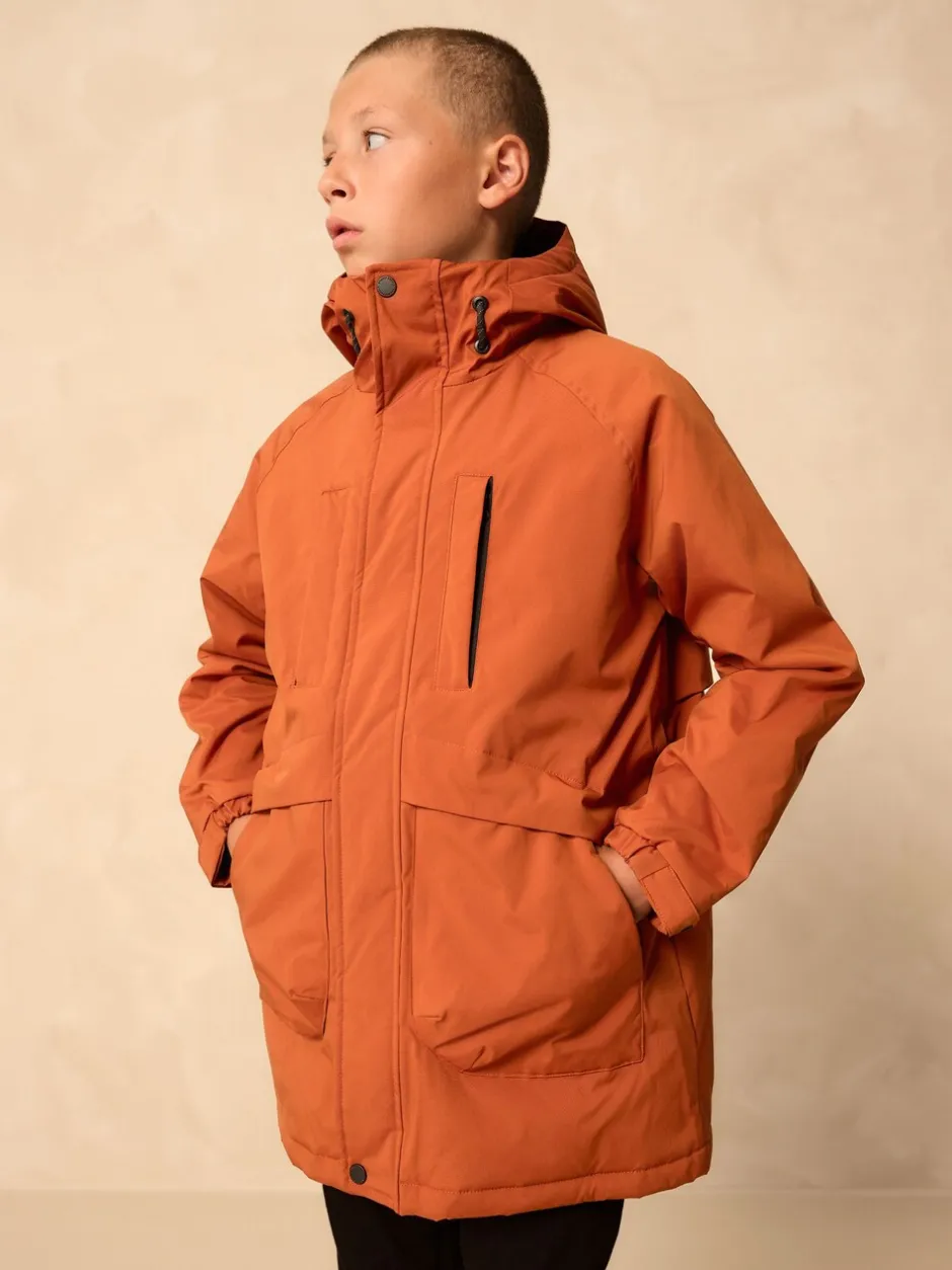Jassen En Jacks*Next - Regenbestendige parka met fleecevoering (3-16jr) Oranje