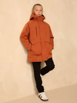 Jassen En Jacks*Next - Regenbestendige parka met fleecevoering (3-16jr) Oranje