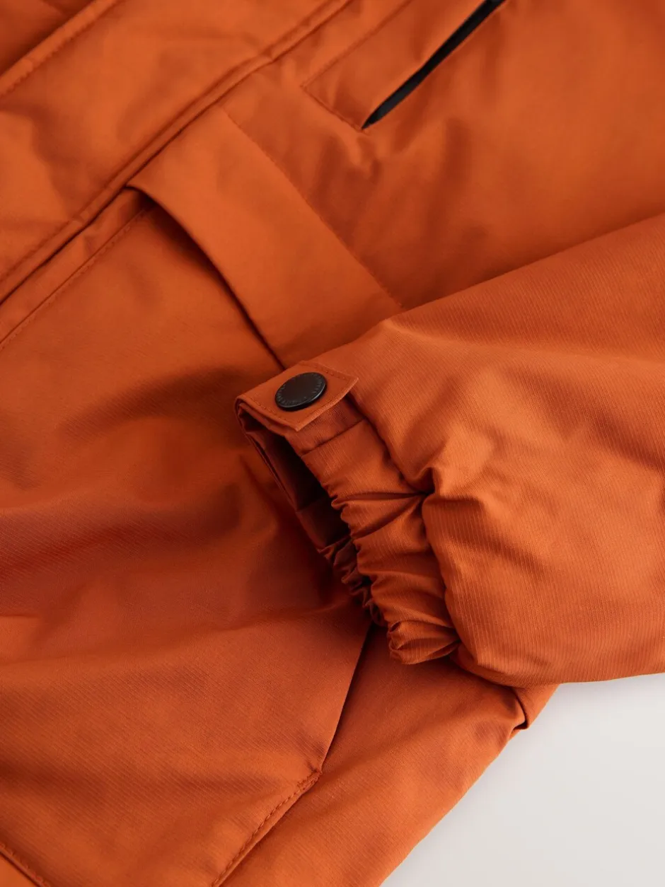 Jassen En Jacks*Next - Regenbestendige parka met fleecevoering (3-16jr) Oranje