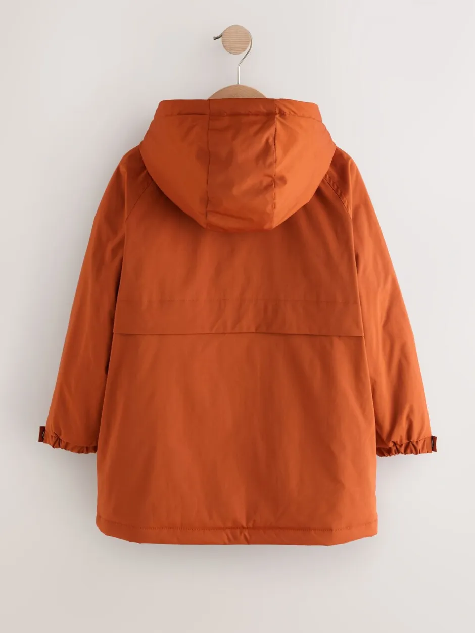 Jassen En Jacks*Next - Regenbestendige parka met fleecevoering (3-16jr) Oranje