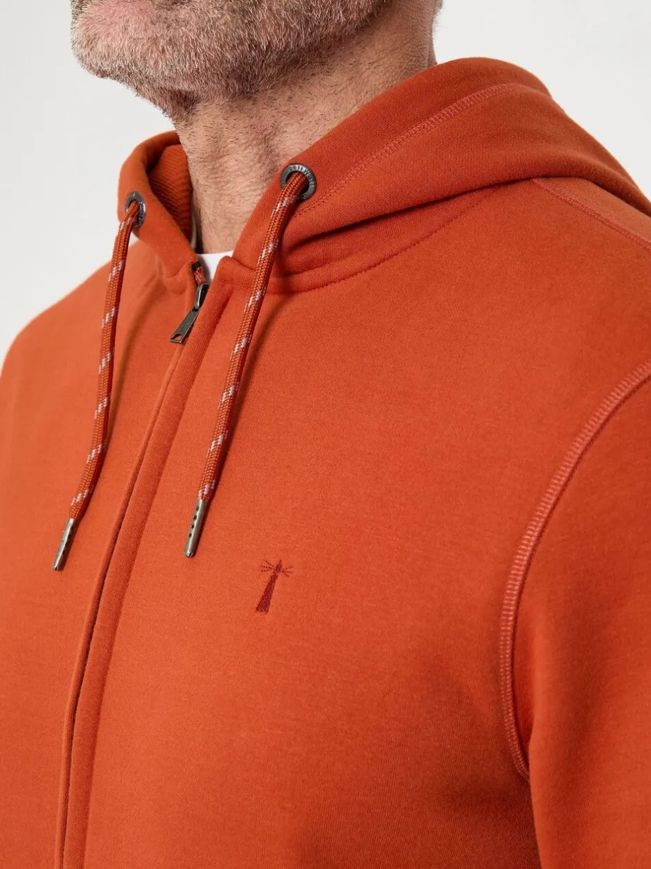 Sweaters En Hoody´S|Sweaters En Hoody´S*Saltwell - Zip Through Hoodie Oranje