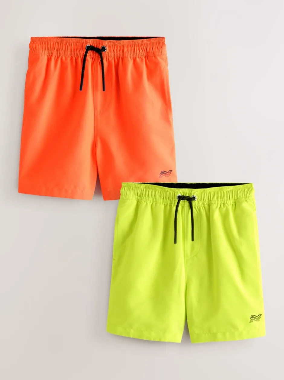 Badkleding*Next - Set van 2 zwembroeken (1.5-16jr) Oranje en geel