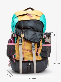 Sportkleding|Tassen En Portemonnees|Next Oranje met kleurvlakken - - Active Sports wandeltas van 30 liter met waterbestendige afdekking