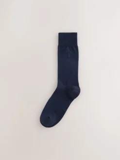 Sokken|Sokken*Next - Verpakking van 8 - Frisblijvende sokken met borduursel Oranje/groen/blauw