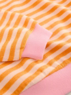 Sweaters En Hoody´S*Next Oranje/roze - Oversized Cosy Rib Sweatshirt (9mths-16yrs)